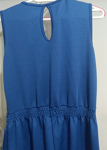 Kemer Detaylı Lacivert Kadın Tulum - Görsel 4