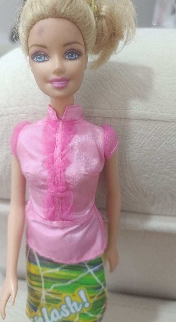 Pembe Üst ve Renkli Etekli Bebek - Görsel 2