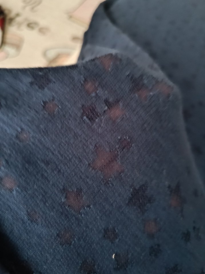 Düğmeli Lacivert Kadın Uzun Kollu Tişört - Görsel 3