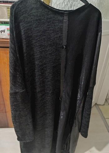 Gri Uzun Kadın bluz - Görsel 2