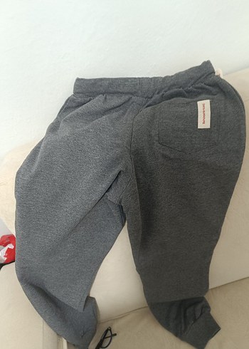 Gri Fermuarlı Erkek Eşofman Altı - BX Baskılı 9 10 yas - Görsel 3