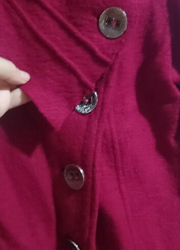 42 Beden bordo Renk Kece kap 