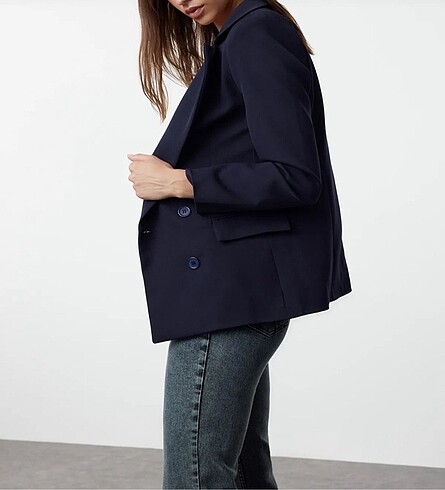 Trendyol & Milla TRENDYOLMİLLA LACİVERT BLAZER