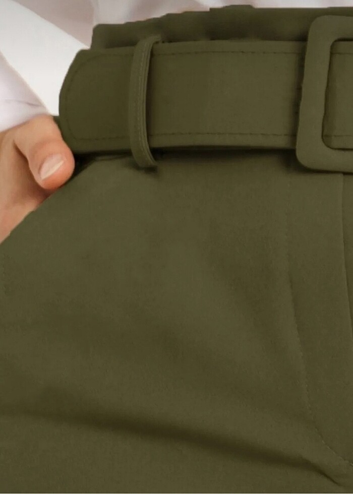 Kemerli Trendyol Milla Pantolon - Görsel 3