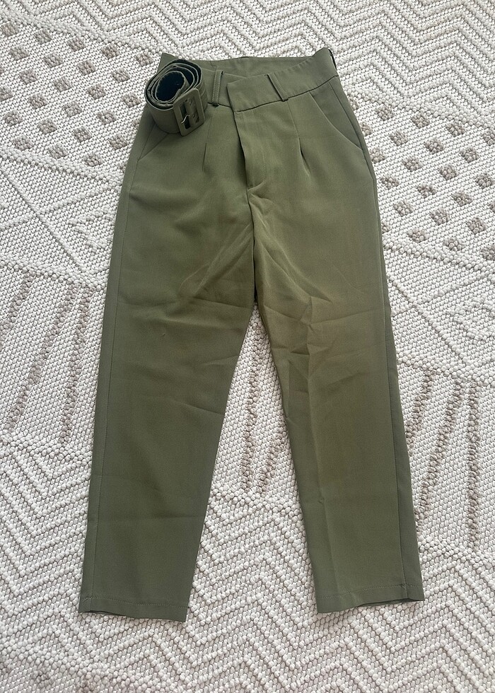 Kemerli Trendyol Milla Pantolon - Görsel 4