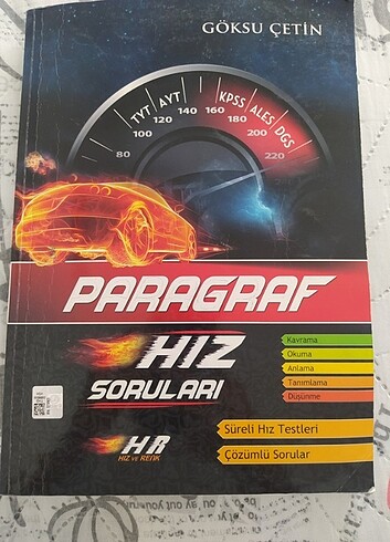 PARAGRAF HIZ VE RENK TYT AYT KPSS ALES DGS 