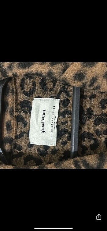 Stradivarius Stradivarıus leopar kaban