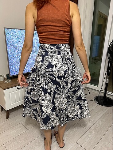 Zara midi etek