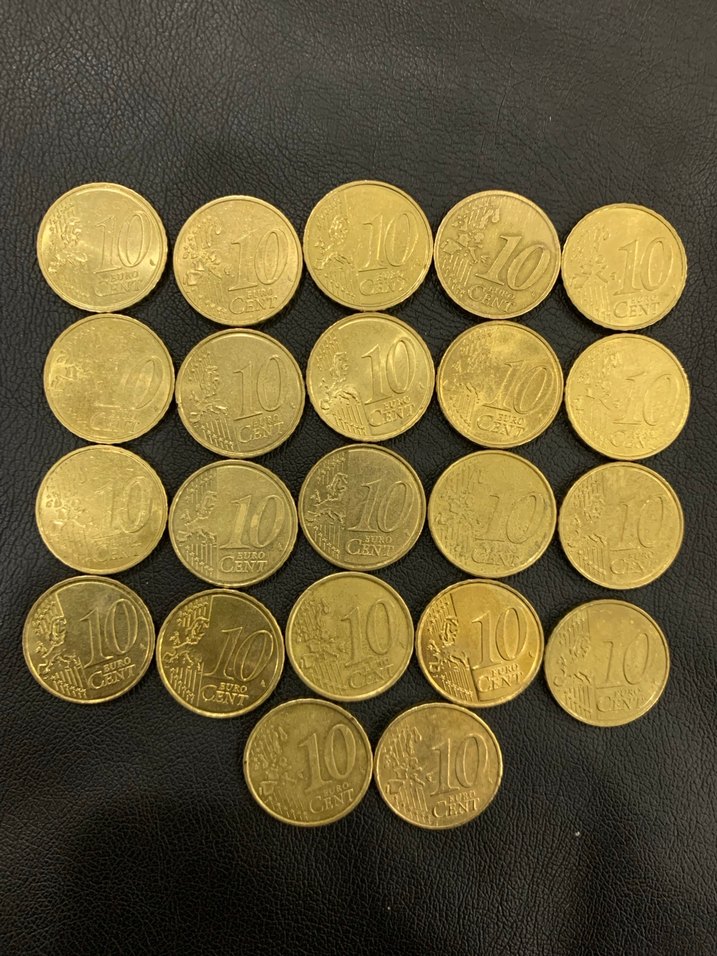 Eski Koleksiyonluk Madeni 10 Euro Cent - Görsel 2