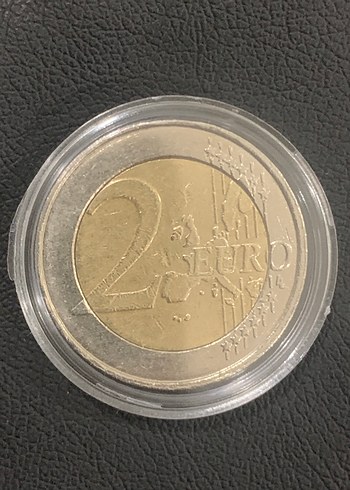 Eski Koleksiyonluk Madeni 2 Euro - Görsel 2