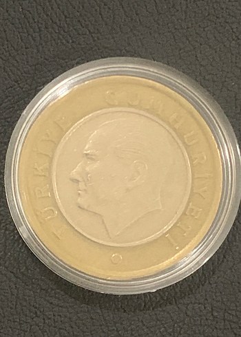 Hatalı Basım Koleksiyonluk 1 Türk Lirası - Görsel 3
