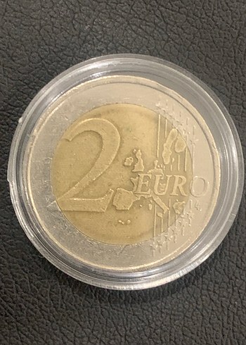 Eski Koleksiyonluk Madeni 2 Eurolar - Görsel 12