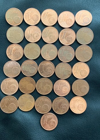 Eski koleksiyonluk 1 Euro Cent - Görsel 2