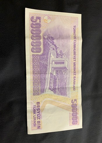 Mor 500.000 Türk Lirası Hatıra Banknotu