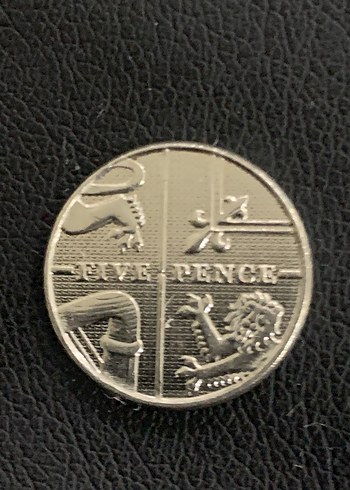İngiltere 2012 5 Pence Çil - Görsel 2