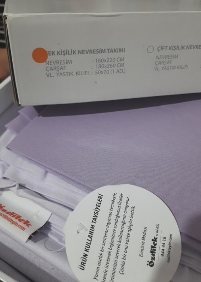 Özdilek tek kişilik nevresim takımı- paketli/yeni - Görsel 3