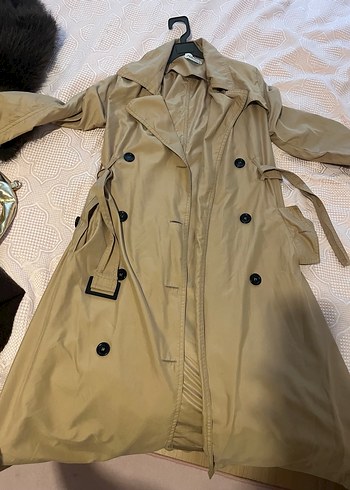 Bej Trençkot - Görsel 2