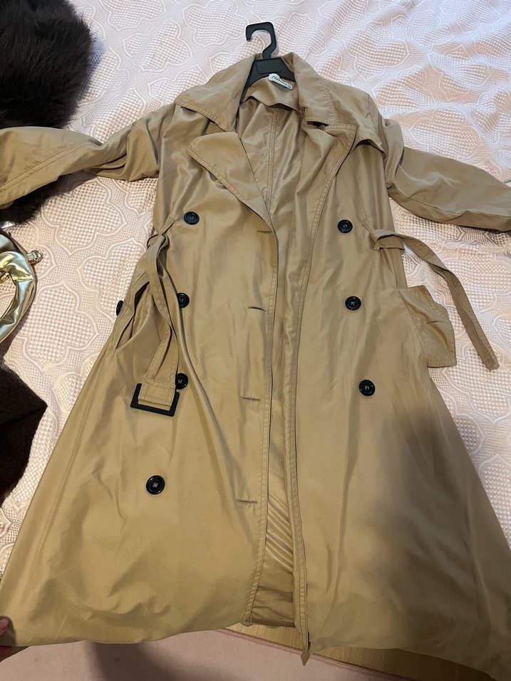 Bej Trençkot - Görsel 2