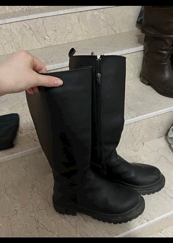 Kadın siyah çizme - Görsel 3