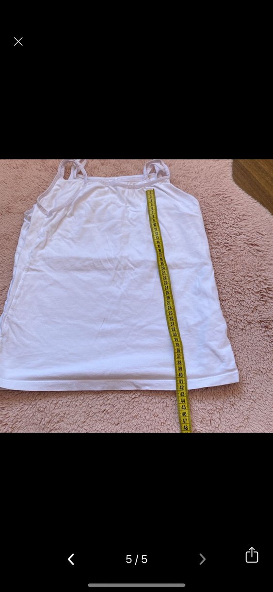 Beyaz Kız Çocuk Atlet 3lü Set - Görsel 5