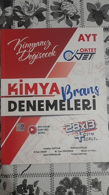  Ayt kimya denemesi 