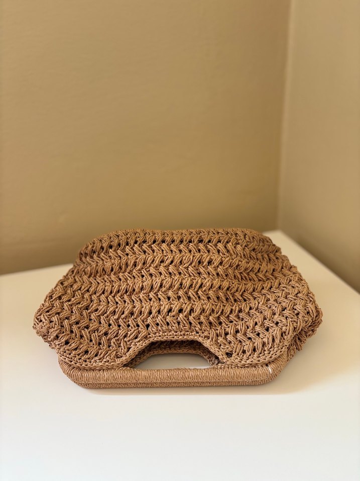 Örgü Kadın Clutch Çanta - Görsel 4