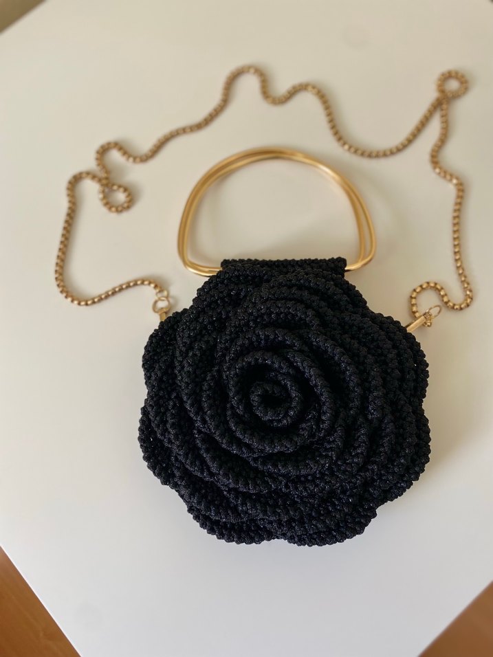 Güllü çanta - Görsel 3