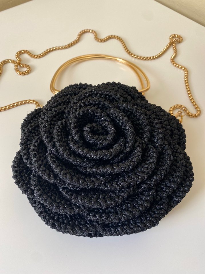 Güllü çanta - Görsel 2