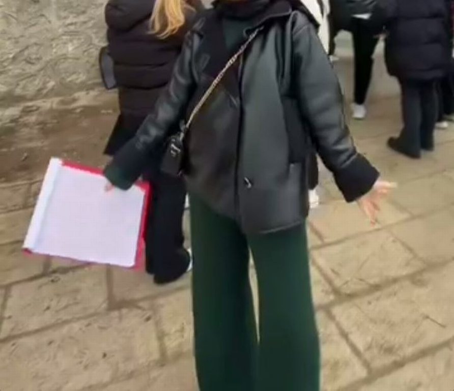 Siyah Deri  Ceket mont - Görsel 2