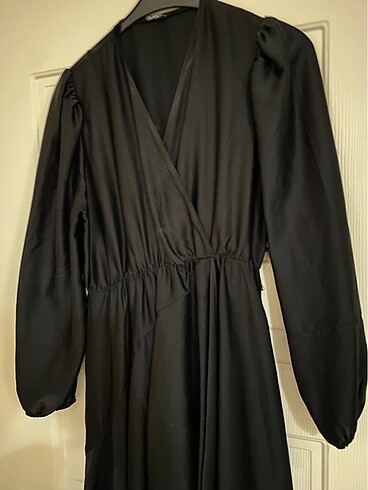 Siyah kısa elbise - Görsel 6