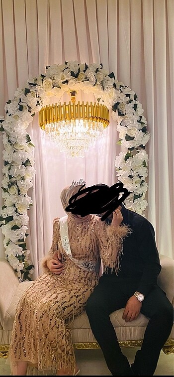 Tesettür abiye elbise - Görsel 3