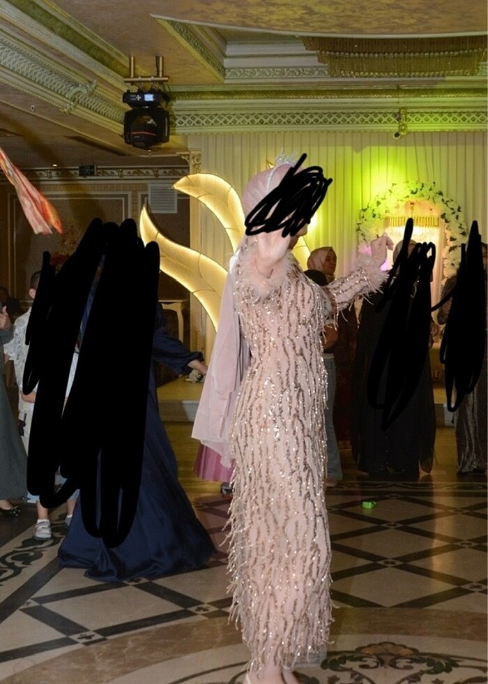 Tesettür abiye elbise - Görsel 2