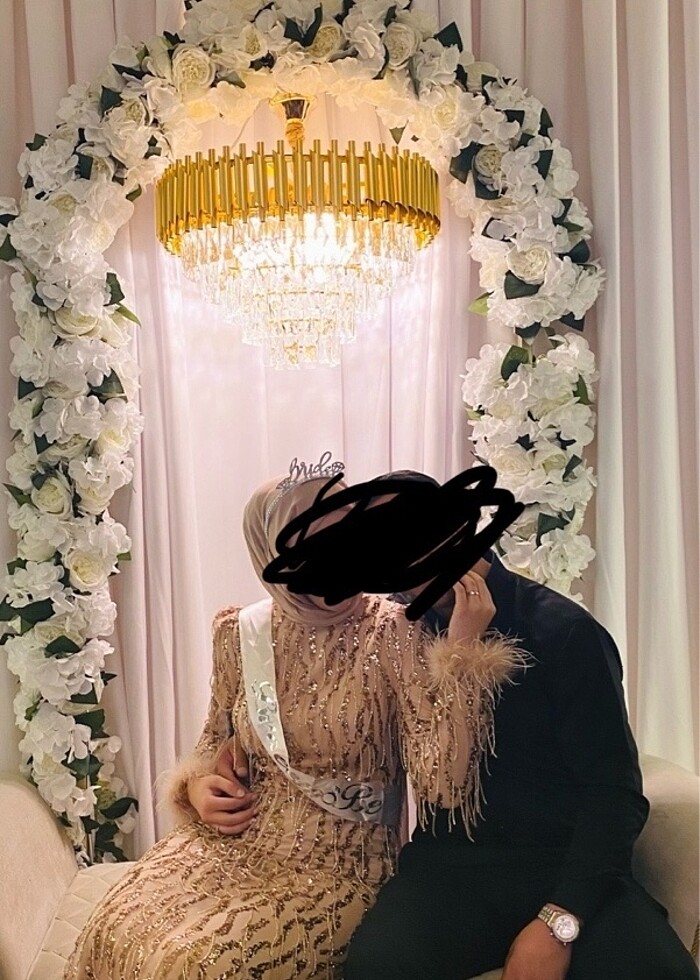 Tesettür abiye elbise - Görsel 3