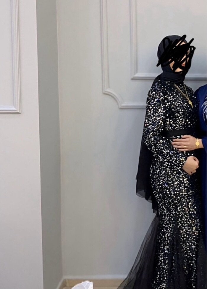 Tesettür abiye elbise - Görsel 2