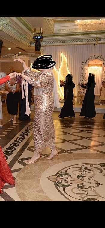 Tesettür abiye elbise - Görsel 2