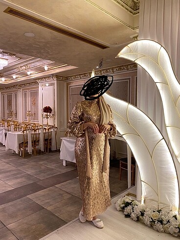 Tesettür abiye elbise - Görsel 4