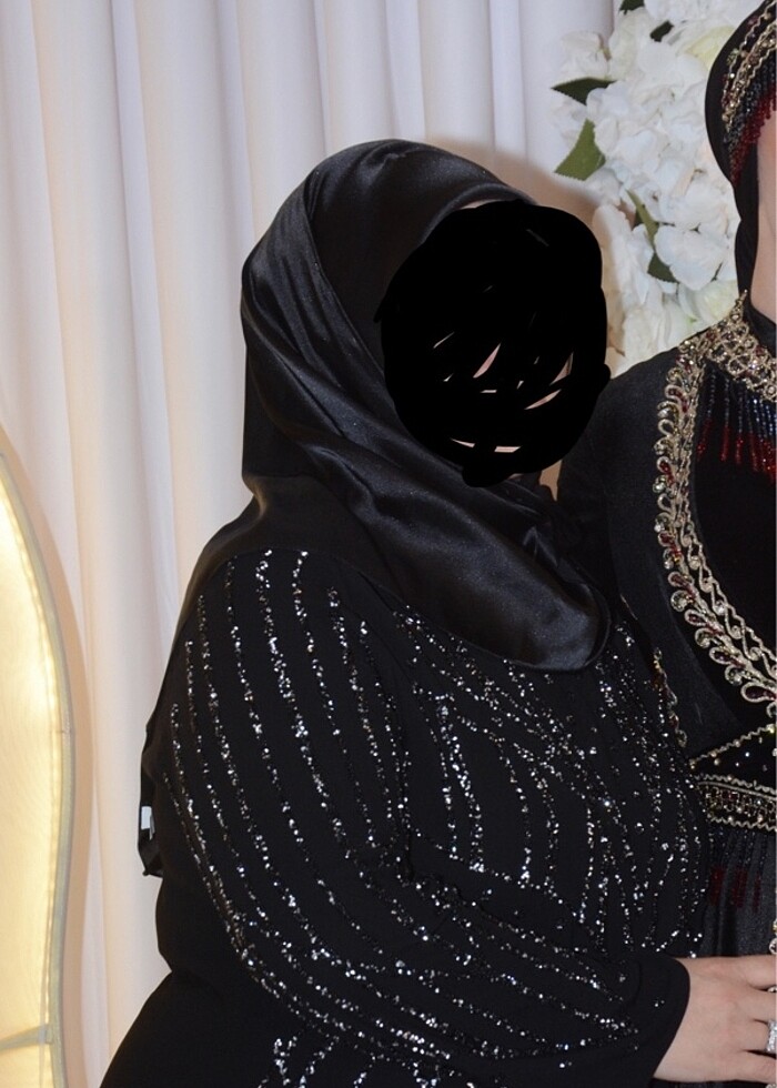 Tesettür abiye elbise - Görsel 3