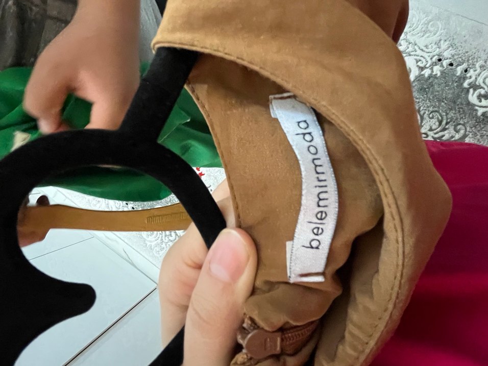 Uzun, Salaş, Bej Kadın Tunik - Görsel 3