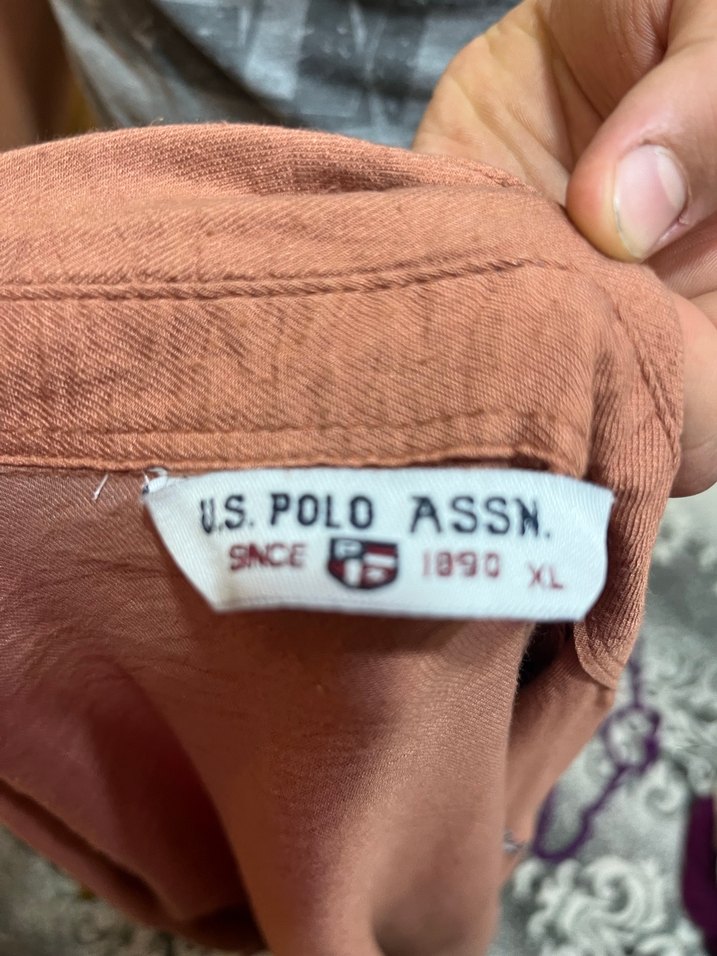 Bej Uzun Kollu Kadın Keten Gömlek - Görsel 2