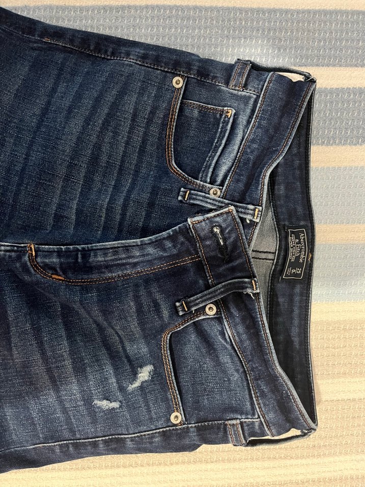 Kadın Yırtık Detaylı Skinny Jean - Görsel 2