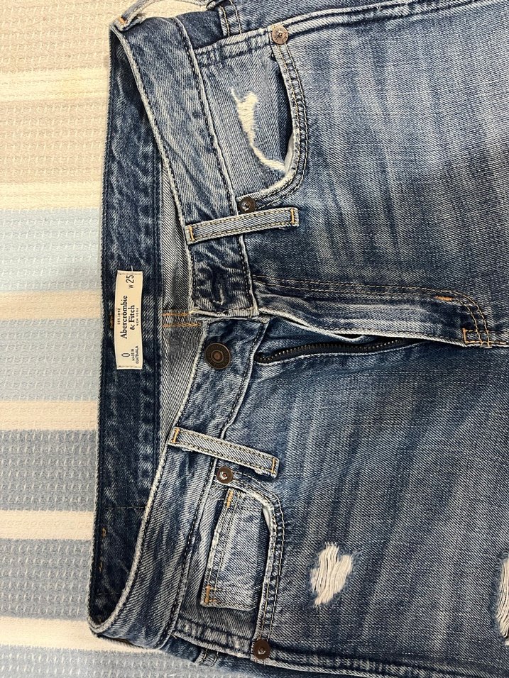 Yırtık Kadın Denim Pantolon - Görsel 2