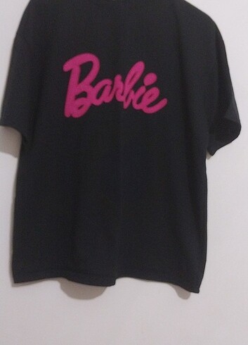 Barbie yazılı tişört 