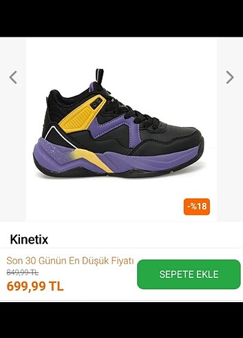 Kinetix Çocuk Basketbol Ayakkabı 