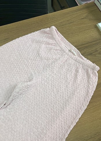Diğer Kadın Pileli Bol Kesim Keten Pantolon