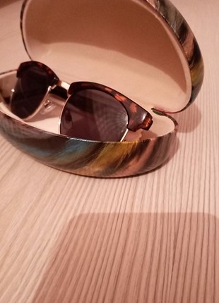 H&M leopar gözlük (güneş gözlüğü)