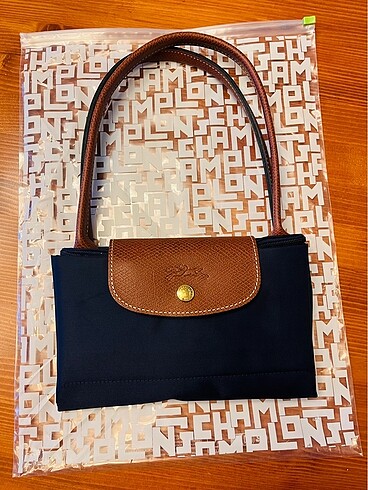 Longchamp medium lacivert çanta