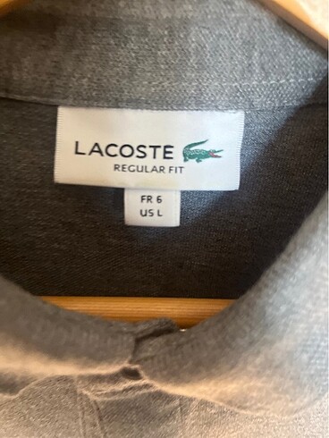 l Beden gri Renk Lacoste large erkek polo yska t shirt