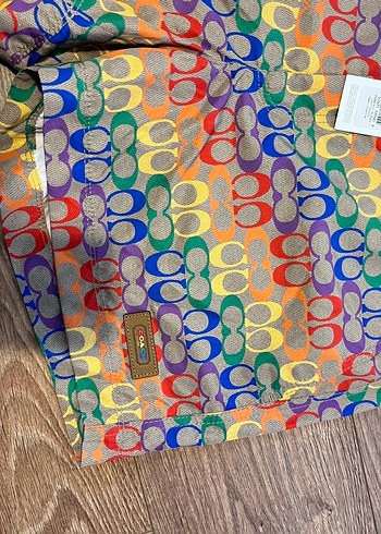 Coach Renkli Bohem Desenli Erkek Mayo Şortu - Görsel 3