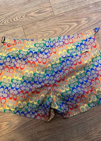 Coach Renkli Bohem Desenli Erkek Mayo Şortu - Görsel 8