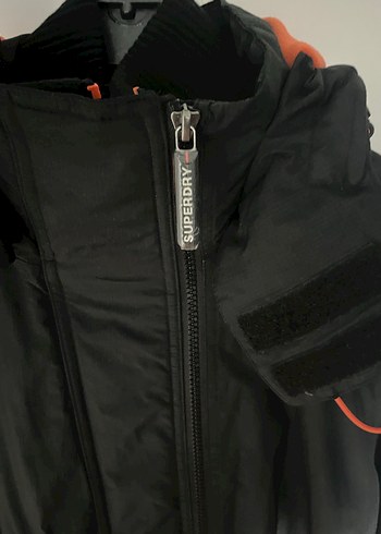 Superdry Erkek Siyah Fermuarlı Kayak Ceketi - Görsel 3
